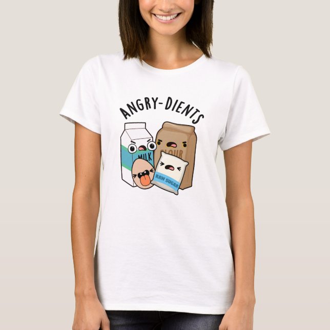 Arg-dients Funny Baking Pun T Shirt (Framsida)