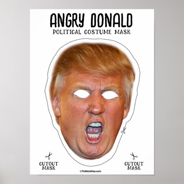 Arg Donald Costume Mask Poster (Framsidan)