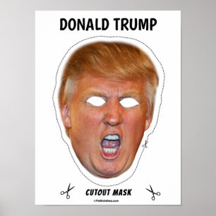 Arg Donald Costume Mask Poster