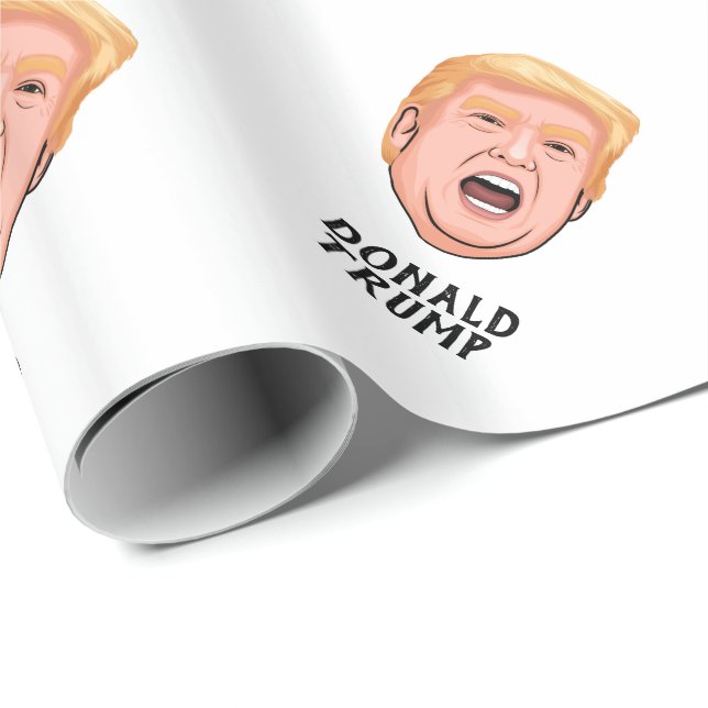 ARG DONALD TRUMP-ANPASSNINGSBAR PRESENTPAPPER (Rullad Hörn)