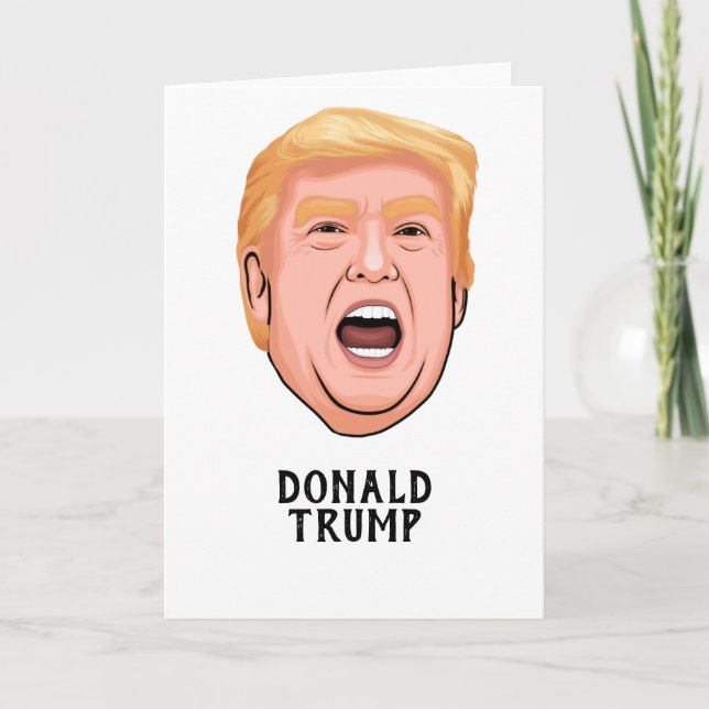 ARG DONALD TRUMP-ANPASSNINGSBAR TACK KORT (Framsida)