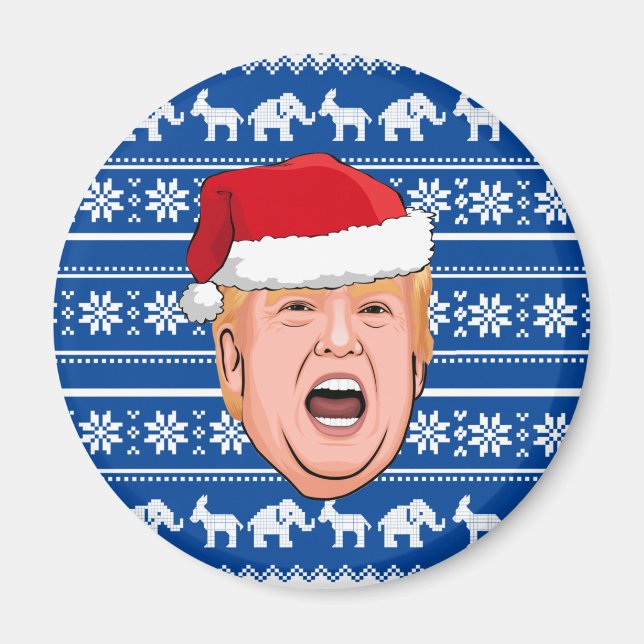 Arg Donald Trump jul Magnet (Framsidan)