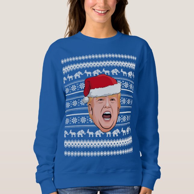 Arg Donald Trump jul T Shirt (Framsida)