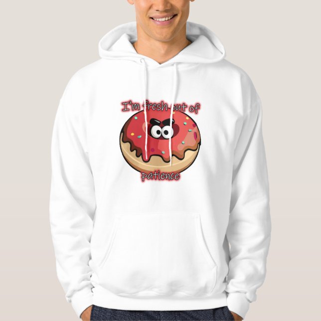 Arg Donut: Färskt slut på tålamodet Hoodie (Framsida)