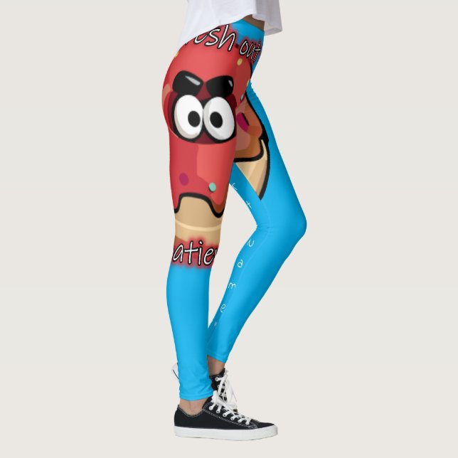Arg Donut: Färskt slut på tålamodet Leggings (Höger)