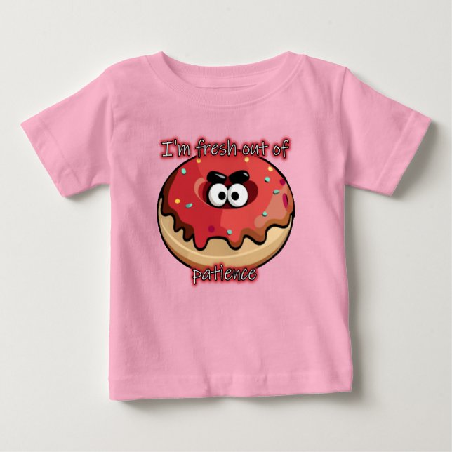 Arg Donut: Färskt slut på tålamodet T Shirt (Framsida)