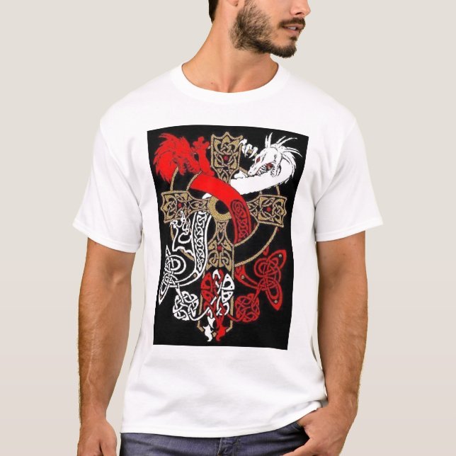 Arg drakeT-tröja för Celtic T-shirt (Framsida)