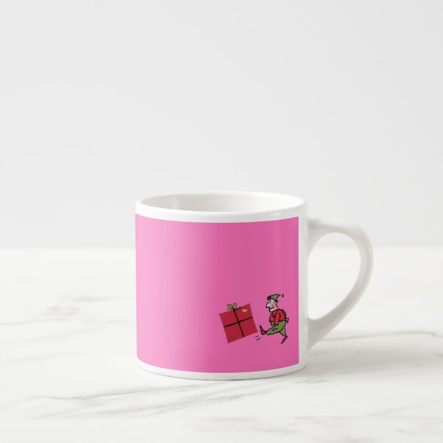 Arg Elf lämnat hand espresso mugg Espressomugg (Höger)