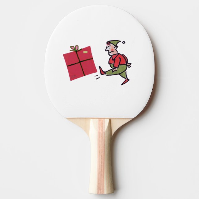 Arg Elf white ping pong paddle Pingisracket (Framsidan)