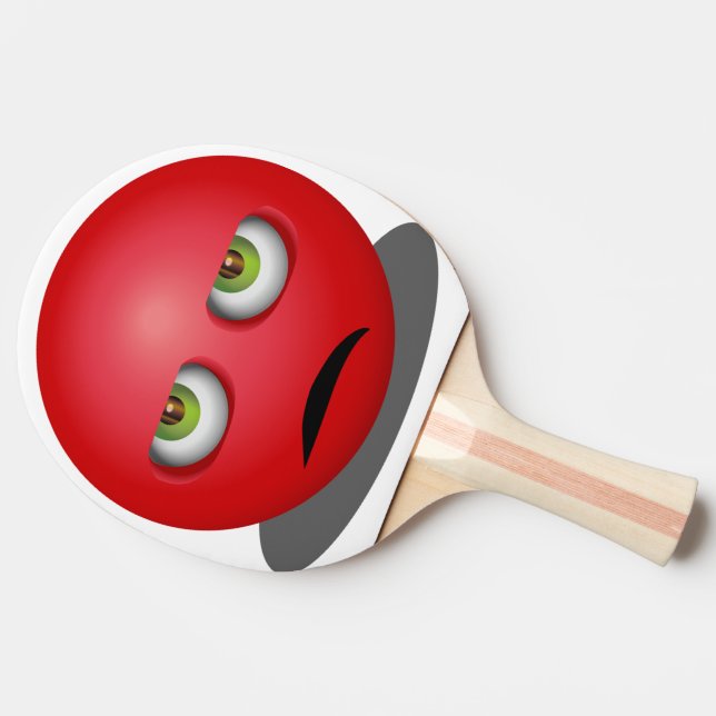 Arg Emoji - Funny Ansikte Pingisracket (Sidan)