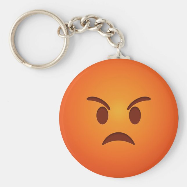 Arg Emoji Nyckelring (Framsidan)