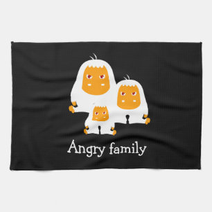 Arg-familjen Monkey design T-Shirt Bath Mat Kökshandduk
