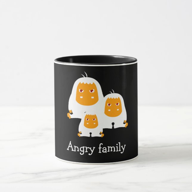 Arg-familjen Monkey design T-Shirt Bath Mat Mugg (Center)
