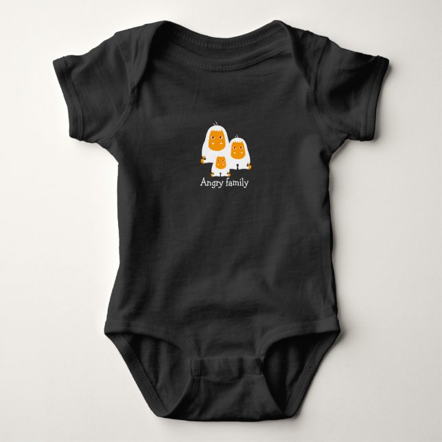 Arg-familjens apor-design t shirt (Framsida)