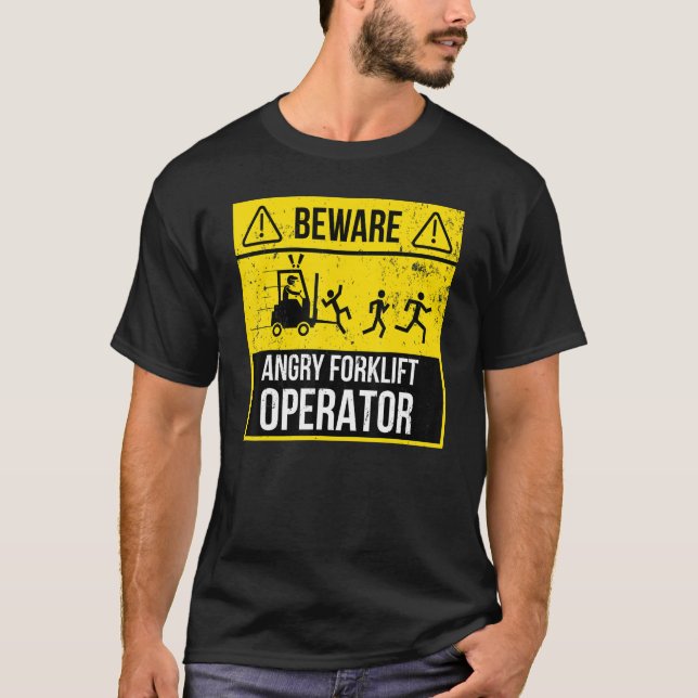 Arg Forklift operator Forklift Driver Glift T T Shirt (Framsida)