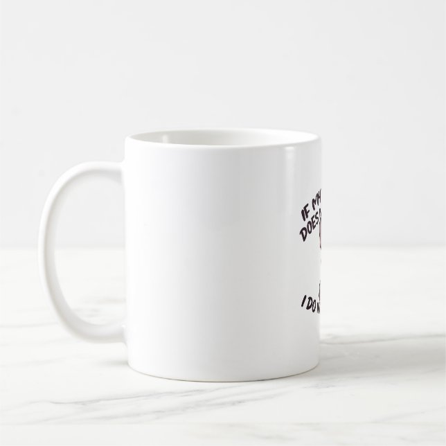 Arg Frenchie (Merle) - Unik design Kaffemugg (Vänster)