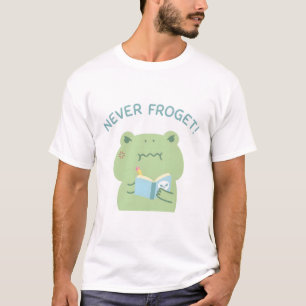 Arg Frog Aldrig Froget Revenge Bok T Shirt