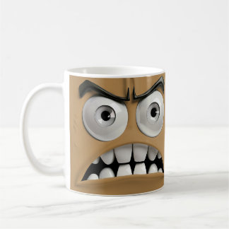 Arg Funny Ansikte Kaffemugg