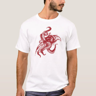 Arg Giant Squid in Red T-shirt