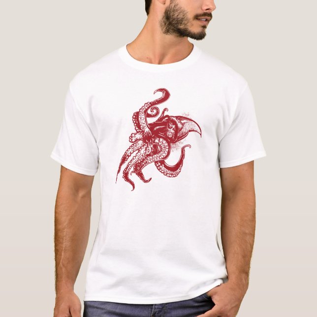 Arg Giant Squid in Red T-shirt (Framsida)
