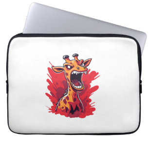 Arg Giraffe Graphic Funny Giraffe Kawaii Laptop Fodral