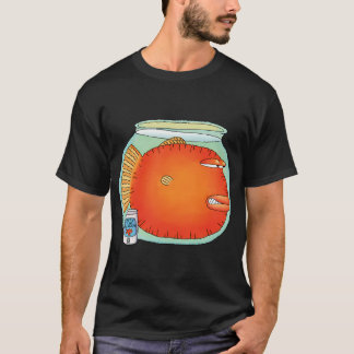 arg goldfisk i akvarium t shirt