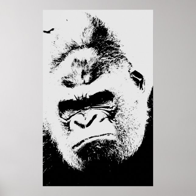 Arg Gorilla Pop Art Poster (Framsidan)