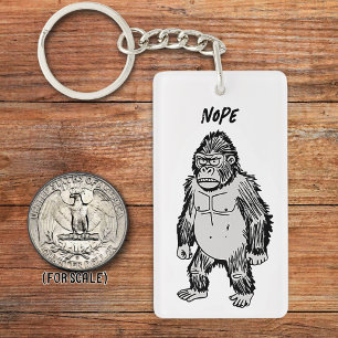 Arg Gorilla Teckning Sarkastic Phrase Bag Charm