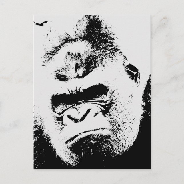 Arg Gorilla Vykort (Framsida)
