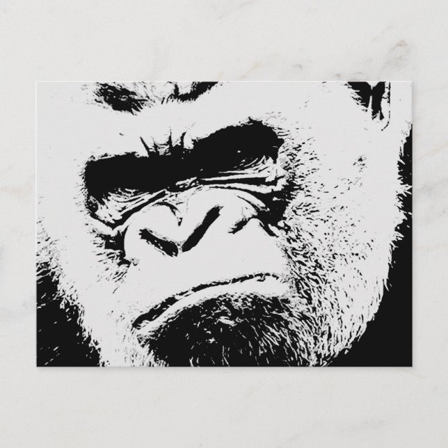 Arg Gorilla Vykort (Framsida)