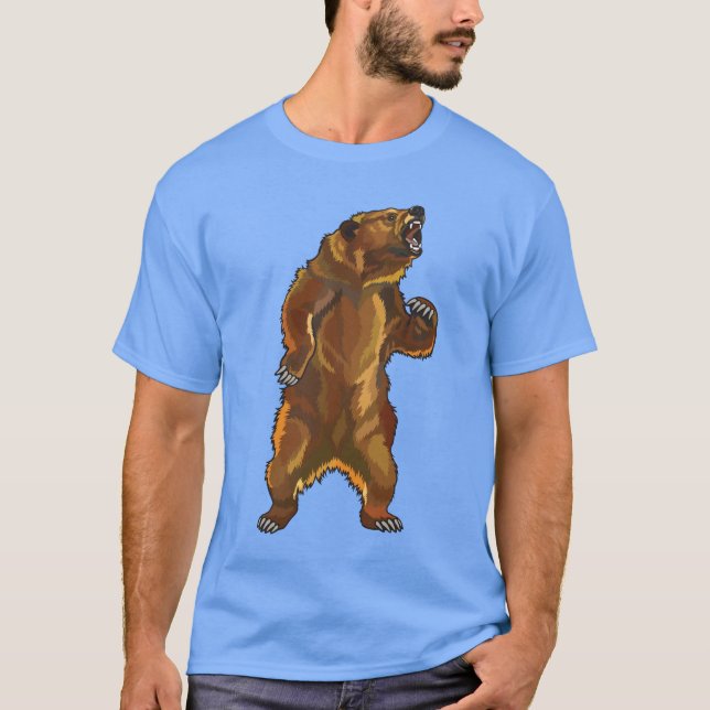 arg grizzalbjörn tee shirt (Framsida)