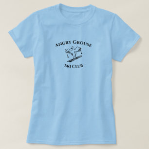 Arg Grouse Kvinnors T-shirt - svart design
