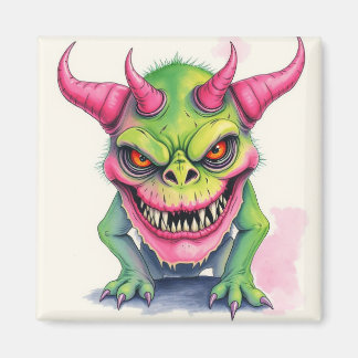 Arg Horned Monster Magnet