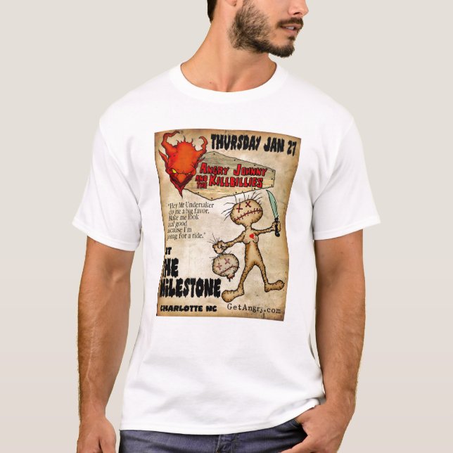 Arg Johnny och mördarna vid milstolpen T Shirt (Framsida)