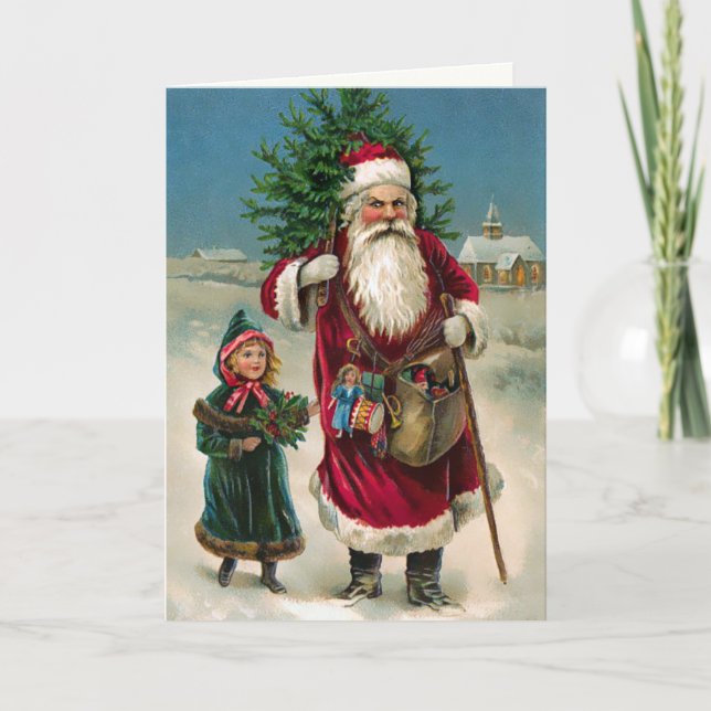 Arg julkort helgkort (Framsida)