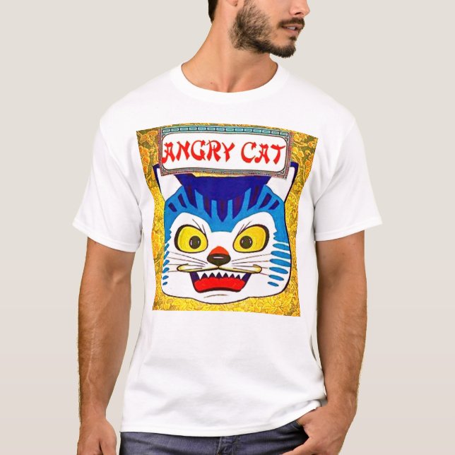 Arg Katt T Shirt (Framsida)