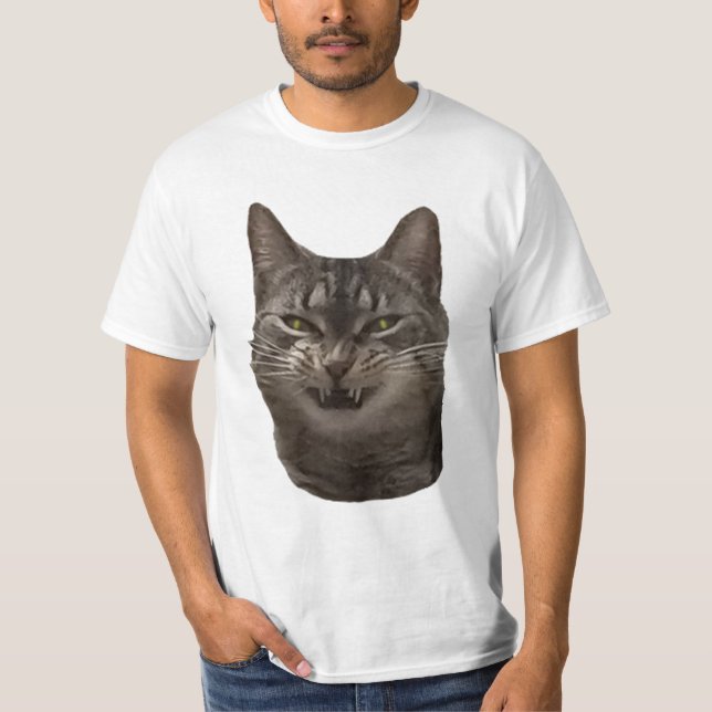 Arg Katt T-Shirt (Framsida)