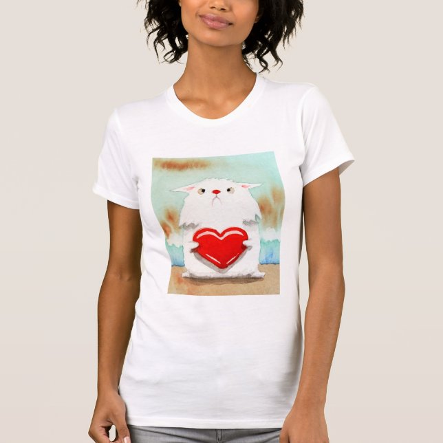 Arg Kattunge Tee Shirt (Framsida)