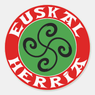 Arg klistermärke för bask