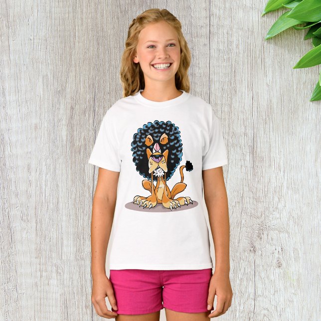 Arg Lejon Girls T-Shirt (Skapare uppladdad)