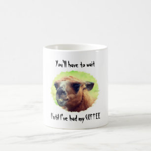 Arg Llama vänta tills kaffekoffen Humoral Kaffemugg