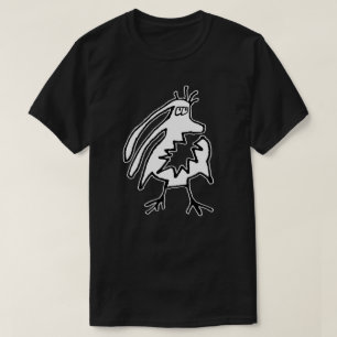 Arg lustigt vargmonster teckning t shirt