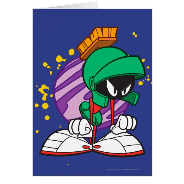 Arg Marvin Hälsningskort (Framsidan)