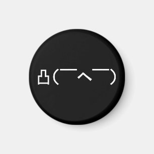 Arg Mitten Finger Emoticon Japanska Kaomoji Magnet