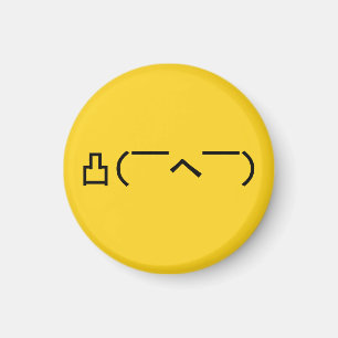 Arg Mitten Finger Emoticon Japanska Kaomoji Magnet