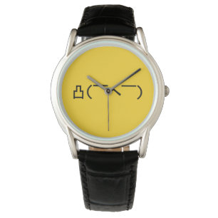 Arg Mitten Finger, japanska Kaomoji Armbandsur