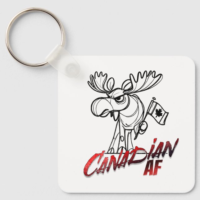 Arg Moose Canadian AF Nyckelring (Framsida)
