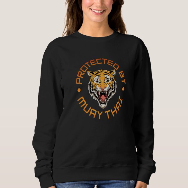 Arg Muay Thai Tiger Head T Shirt (Framsida)