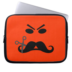 Arg Mustache anpassningsbar laptop sleeve