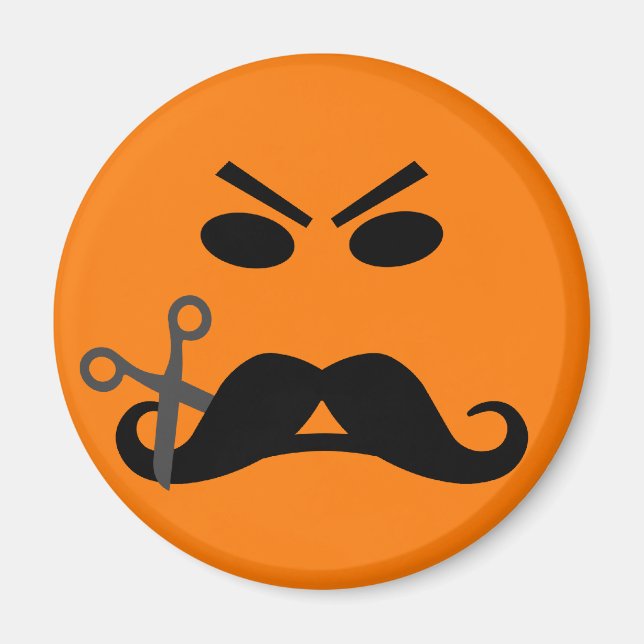 Arg Mustache magnet (Framsidan)
